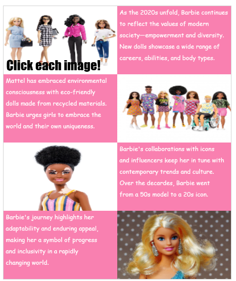 Barbie Through the Decades game screenshot 3