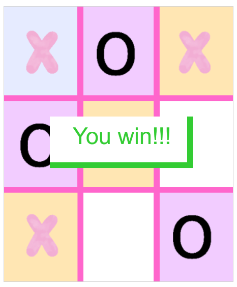 Tic-Tac-Toe game screenshot 2