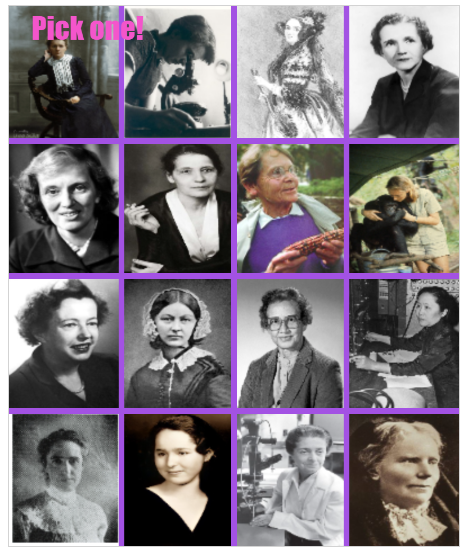 Women in STEM game screenshot 2